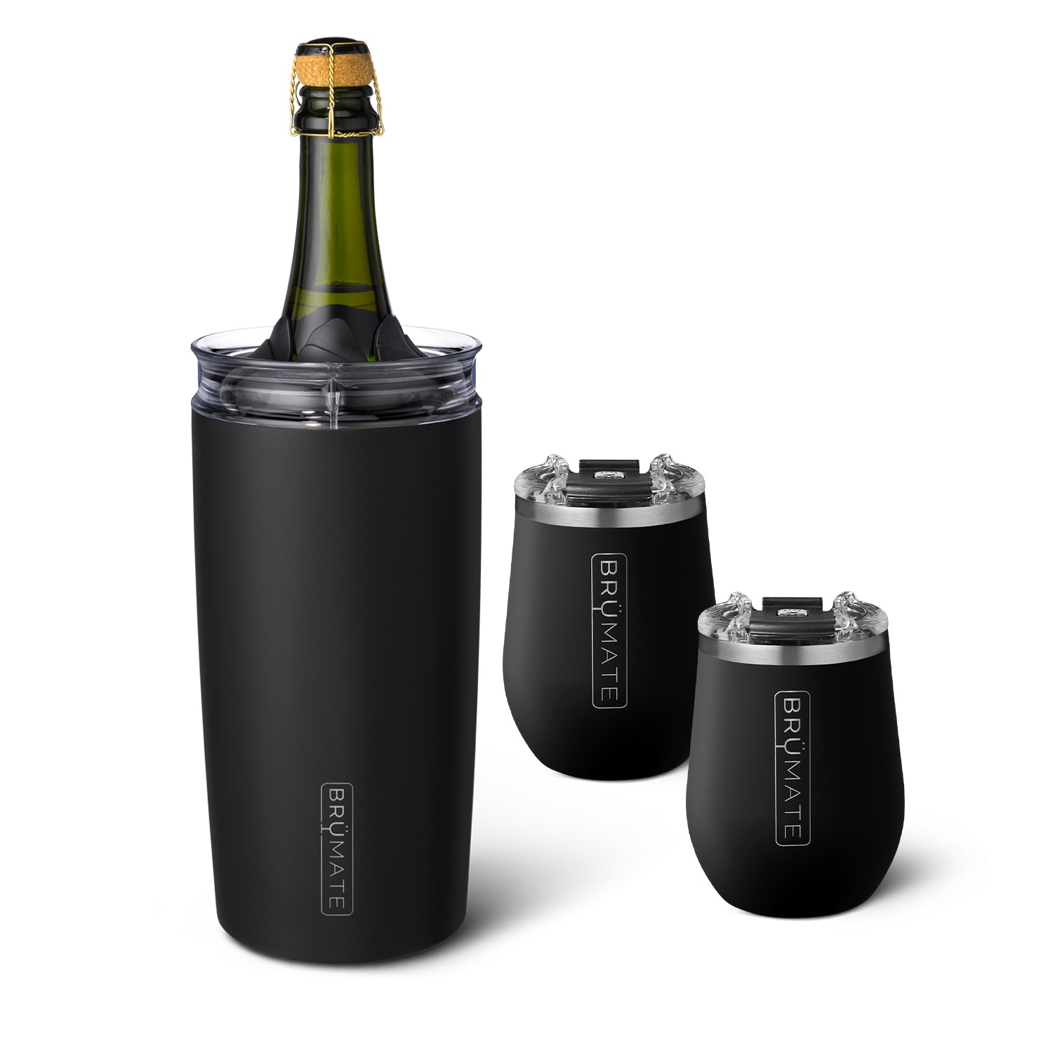 Bru Mate Bottle Chiller Bundle 49/14oz Zwart | NL_BRU44064